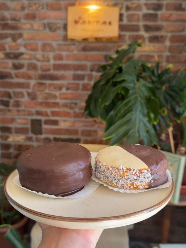 Chilenitos de chocolate y coco